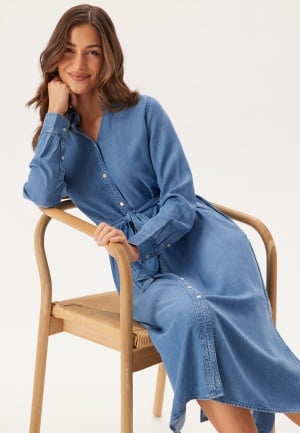 GANT Reg Chambray Shirt dress Light Indigo 44