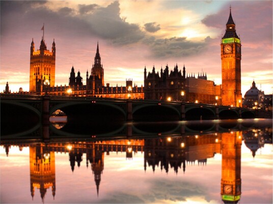 Fototapet Big Ben Evening London 200x154 - Artgeist sp. z o. o.