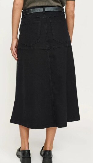 Soft Rebels Srwilla Midi Skirt Denim Black XL