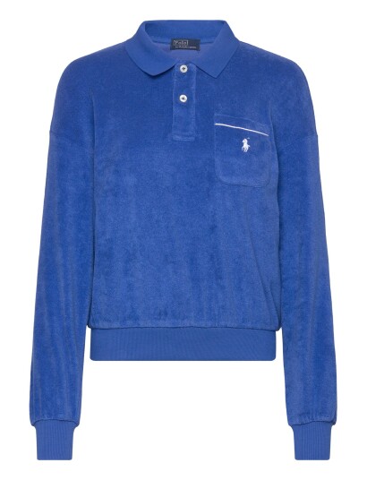 Polo Ralph Lauren Lt Wt Cotton Terry Knt Polo Blue XL