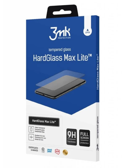 3mk HardGlass Max Lite Ripe- og Slagbestandig Skjermbeskytter til Samsung Galaxy M13 4G