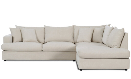 Soffadirekt BOLNUEVO L sofa Høyre Beige Soffadirekt BOLNUEVO L sofa Høyre Beige