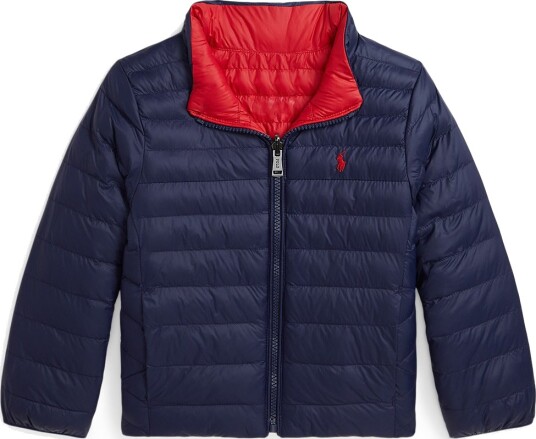 Polo Ralph Lauren Polstret Jakke Vendbar Navy/Rød Polo Ralph Lauren 4 år (104) Dunjakke Blå