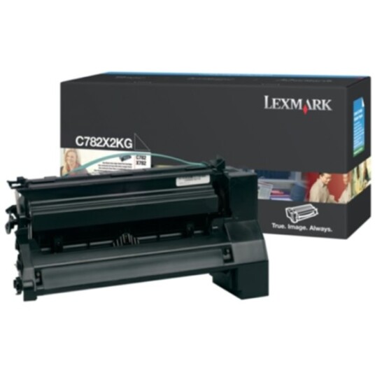 Lexmark C782X2KG Tonerkassett svart 15.000 sider