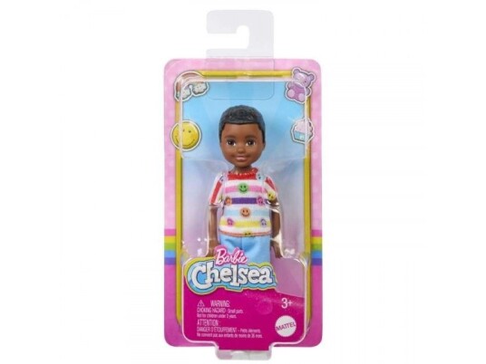 Mattel Chelsea Barbie Doll Boy T-Skjorte Smiley Face (Hny58)