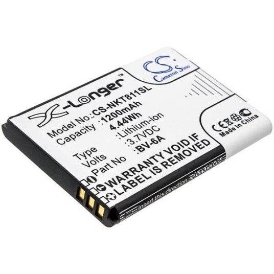 Nokia TA-1059 batteri (1400 mAh 3.85 V, Sort) Nokia TA-1059 batteri (1400 mAh 3.85 V, Sort)