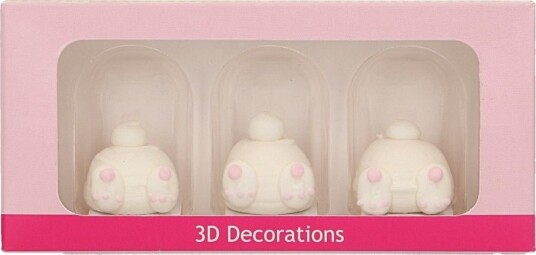 Funcakes Spiselig Kakepynt Harestump 3 Stk | Slikkepott.No Funcakes Spiselig Kakepynt Harestump 3 Stk | Slikkepott.No