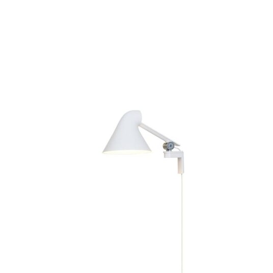 Louis Poulsen NJP Vegglampe Kort Arm 3000K Hvit