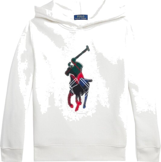 Polo Ralph Lauren Hettegenser Holiday Hvit m. Logo Polo Ralph Lauren 8 år 128 Hettegenser