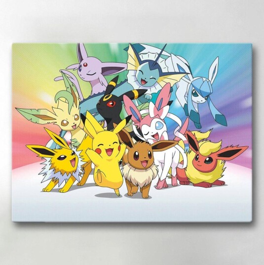 Lerretsbilde / Bilde - Pokemon - 40x30 cm - Lerret Lerretsbilde / Bilde - Pokemon - 40x30 cm - Lerret