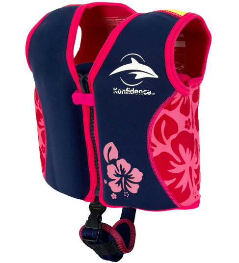Konfidence svømmevest navy/pink/hibiscus 1.5-3 år Konfidence svømmevest navy/pink/hibiscus 1.5-3 år