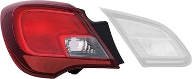 VAN WEZEL 3804931 Baklykt