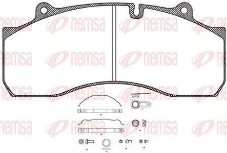 Bremseklosser REMSA JCA 1073.80