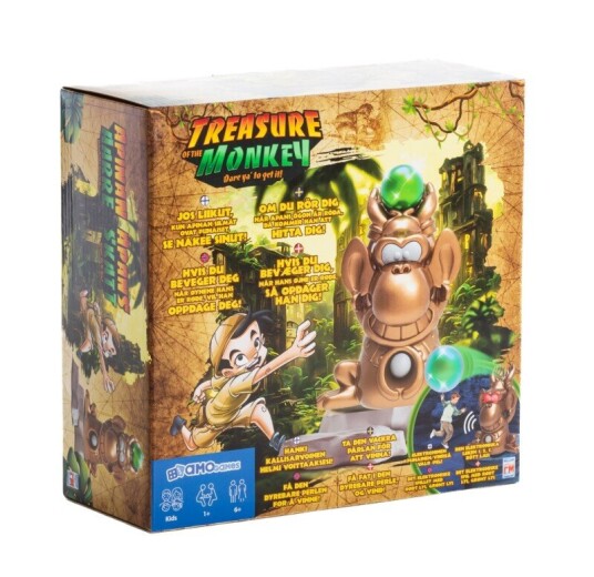 Treasure of Monkey Brettspill for 2-4 spillere, 4+ år - AMO Toys