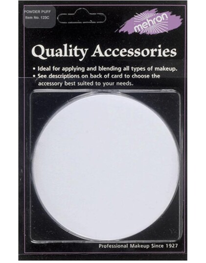 Mehron Powder Puff Applicator Diameter: 8 cm Sminkepute Mehron Powder Puff Applicator Diameter: 8 cm Sminkepute