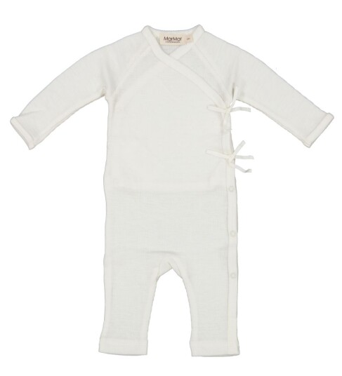MarMar Slå Om Jumpsuit Ull Rula Natural MarMar 62 Jumpsuit Hvit