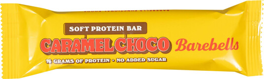 Barebells Soft Caramel 55g, proteinbar caramel