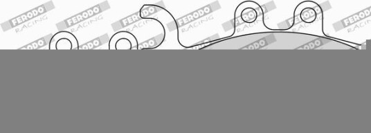 Bremseklosser FERODO RACING FDB2142EF