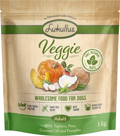 Lukullus Tørrfôr Veggie Kornfri 5 X 1 kg