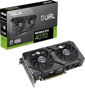 Asus Dual GeForce RTX 4070 EVO - Grafikkort Asus Dual GeForce RTX 4070 EVO - Grafikkort