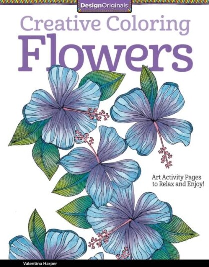 Creative Coloring Flowers Av Valentina Harper
