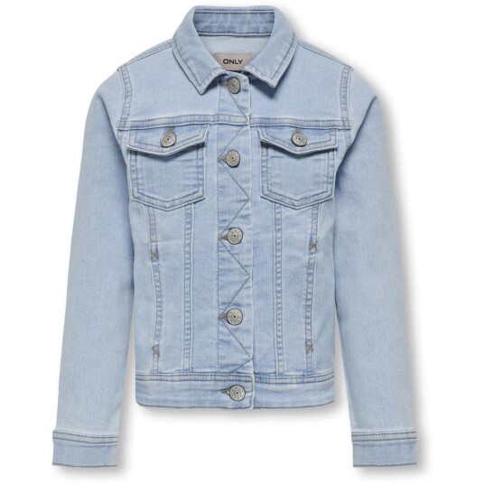 Kids Only Light Blue Denim Sara Denim Jakke Noos 116