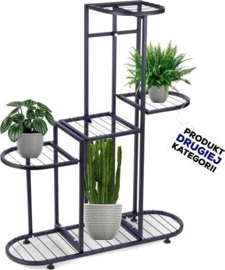 Vilde Planteholder I Metall Svart 5 Nivåer 84,5 Cm Vilde Planteholder I Metall Svart 5 Nivåer 84,5 Cm