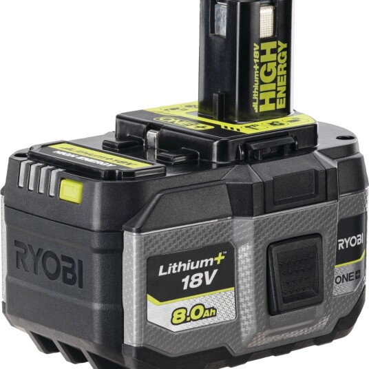 Ryobi Batteri 18V 8,0 Ah RB1880T High Energy ONE+ Ryobi Batteri 18V 8,0 Ah RB1880T High Energy ONE+