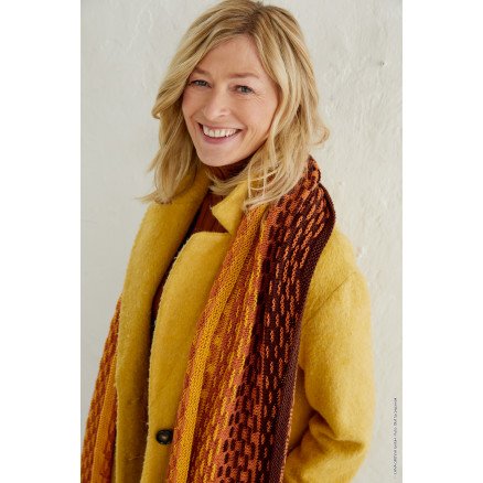 Cool Wool Skjerf av Lana Grossa Skjerf Strikkeoppskrift Str ca 168 x 28 cm 