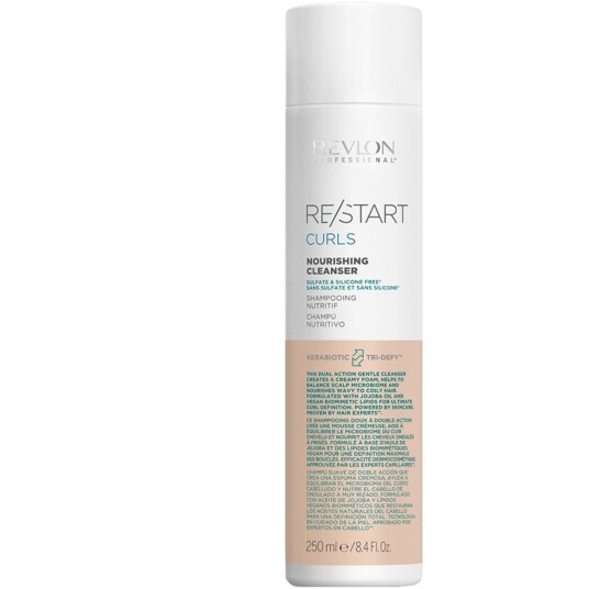 Revlon Restart Curls Fuktighetsgivende Sjampo for Krøllete Hår - 250 ml Revlon Restart Curls Fuktighetsgivende Sjampo for Krøllete Hår - 250 ml