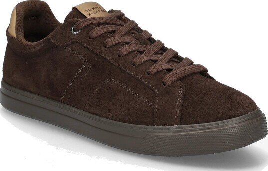 Tommy Hilfiger Lightweight Suede Sneaker - COCOA - 40