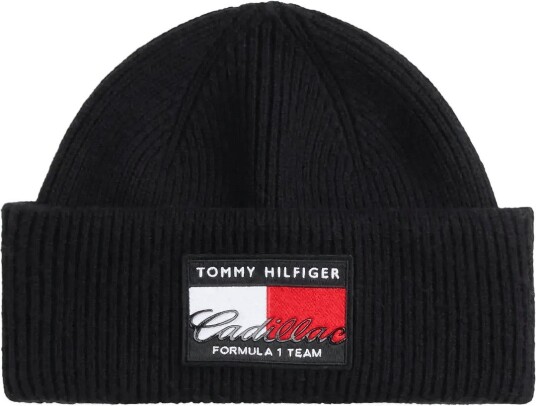 Tommy Hilfiger Th X Cf1 Flag Beanie - BLACK - One Size