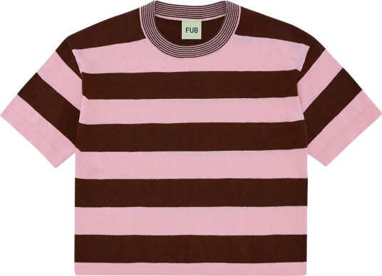 FUB T skjorte Strikk Candy/Maroon FUB 110 T skjorte Lilla Rosa