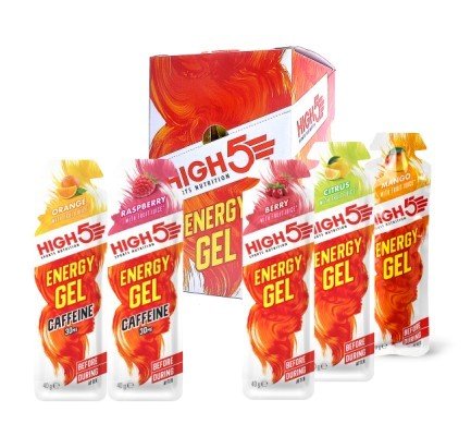 High5 EnergyGel sampak 20 stk. 5 x 4 varianter High5 EnergyGel sampak 20 stk. 5 x 4 varianter