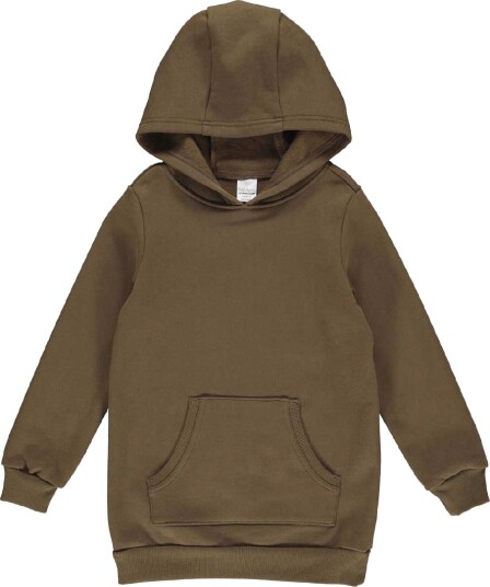 Freds World Kjole m. Hette   Brown Mist   Freds World   7 år 122   Kjole   Brun