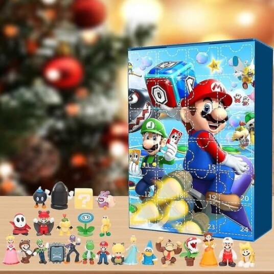 Super Mario Bros Adventskalender Overraskelsesboks 24 stk/sett Jul YJD