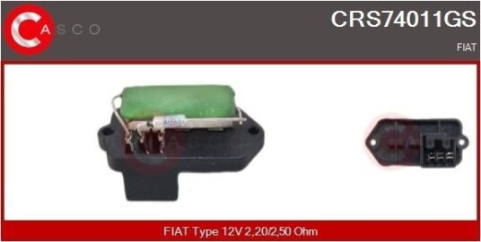 CASCO CRS74011GS Motstand, kupévifte