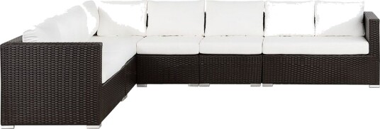 Calizza Loungegruppe Kunstrotting Brun