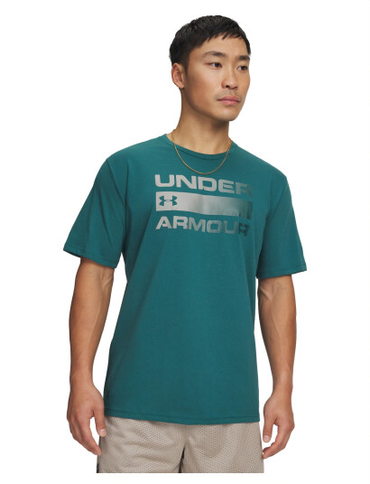 Under Armour Ua Team Issue Wordmark Ss Green XS Under Armour Ua Team Issue Wordmark Ss Green XS
