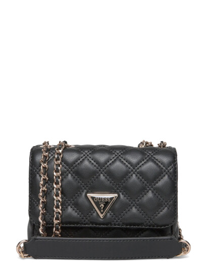 GUESS Giully Ii Mini 2 Comp Cvrt Flp - Black - ONE SIZE GUESS Giully Ii Mini 2 Comp Cvrt Flp - Black - ONE SIZE
