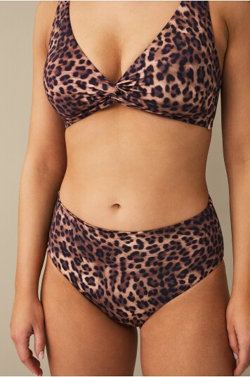 Ellos Collection   Tai Midi Bikini Rosa   Brun