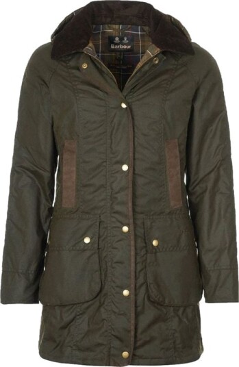 Barbour Women's Bower Wax Jacket UK 12 / EU 38 , Olive