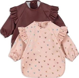 Konges Sløjd Glitter Smekke Med Ermer 2-Pk, Glitter 6-18mnd