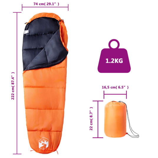 vidaXL Sovepose for voksne camping 3 sesonger vidaXL Sovepose for voksne camping 3 sesonger
