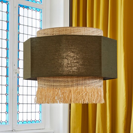 MARKET SET Marrakech hengelampe 60 x 46 cm khaki Stue 46 Grønn