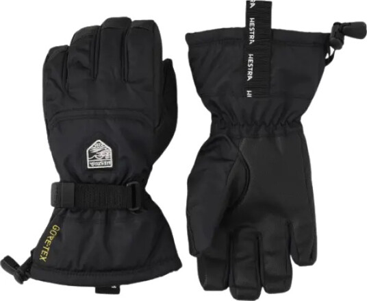 Hestra Gore-Tex Gauntlet Jr. - 5 Finger Black 5 Hestra Gore-Tex Gauntlet Jr. - 5 Finger Black 5