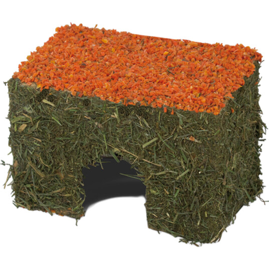 Høyhus Med Gulrot Oransje 15 X 9 X 10 cm Høyhus Med Gulrot Oransje 15 X 9 X 10 cm