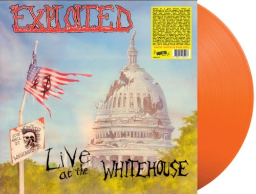 The Exploited Live At The Whitehouse LP/Vinyl The Exploited Live At The Whitehouse LP/Vinyl