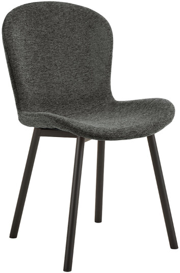 Esra spisestuestoler mørkegrå.