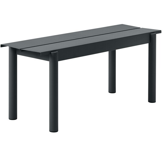 Muuto Linear Benk Stål 110 cm Antrasitt Muuto Linear Benk Stål 110 cm Antrasitt